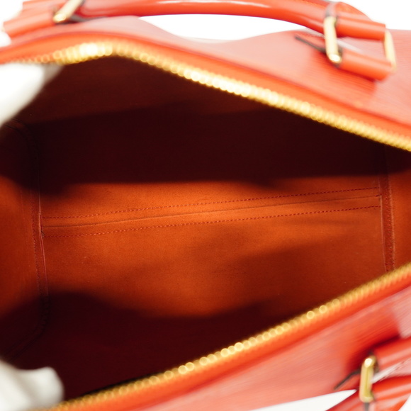 Auth Louis Vuitton Epi Speedy 30 M43007 Women's Handbag Castilian Red - Picture 4 of 12